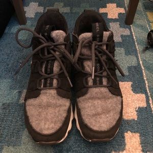 Sorel Black and Gray Winter Boots